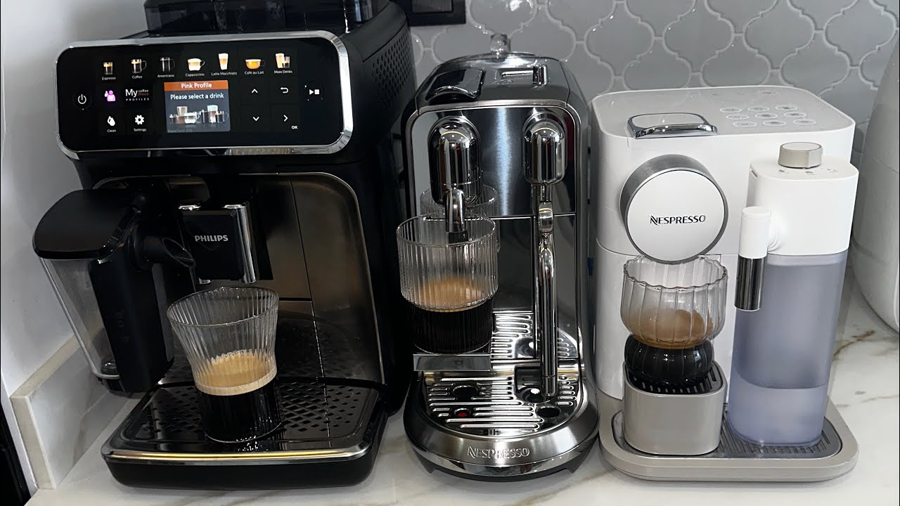 Philips 5447 vs Nespresso Creatista Plus Gran Latissima