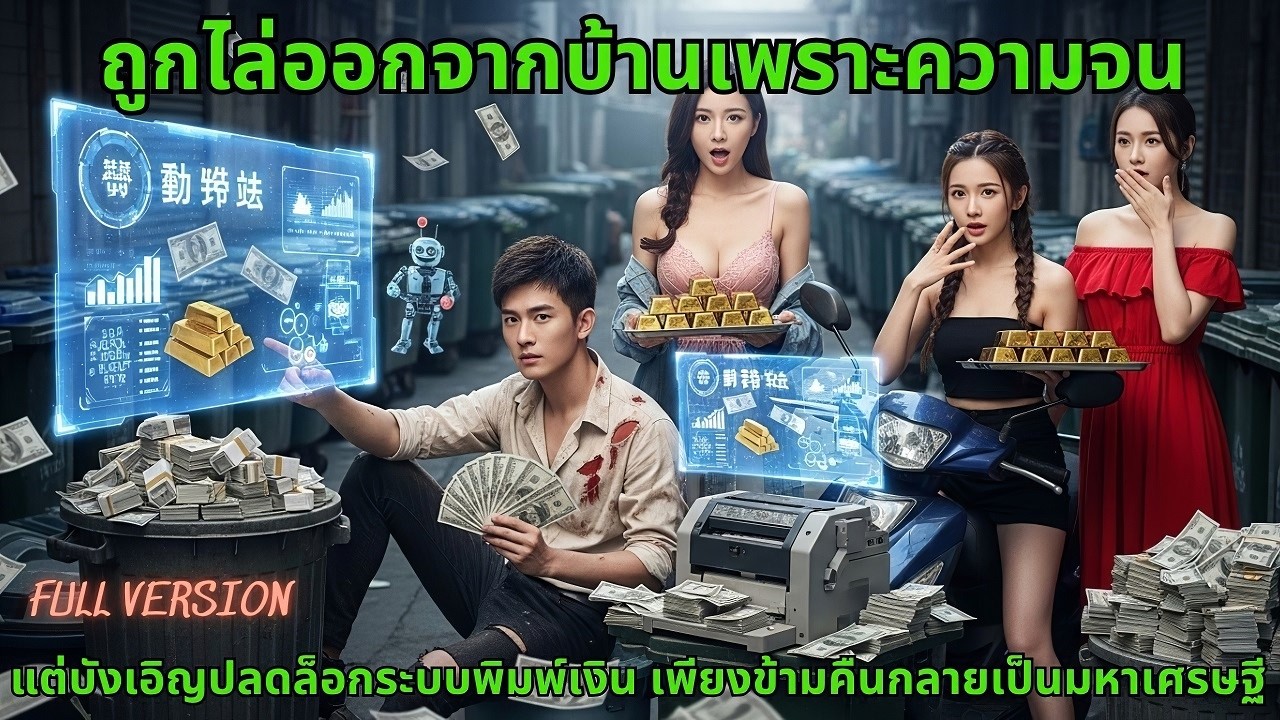 [หนังจีน] ถูกไล่ออกจากบ้านเพราะความจน แต่บังเอิญปลดล็อกระบบพิมพ์เงิน เพียงข้ามคืนกลายเป็นมหาเศรษฐี