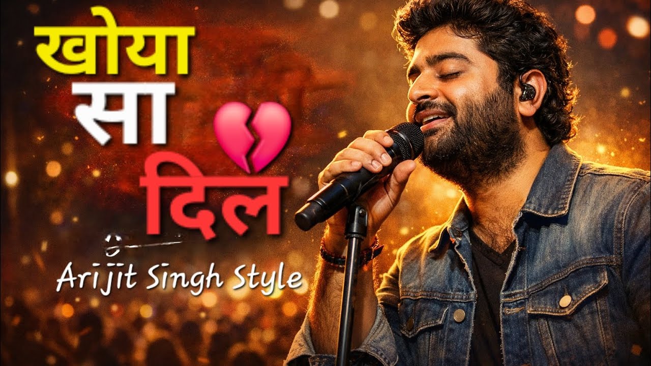 Khoya Sa Dil💔 Arijit Singh Style | New Sad Song 🎶