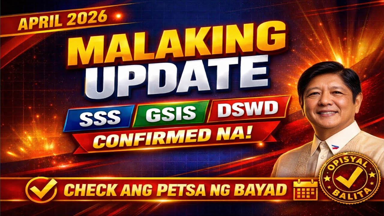 🚨 April 2026 BIG PAYMENTS UPDATE! SSS, GSIS & DSWD Release Dates CONFIRMED &ndash; Suriin Kung Kailan