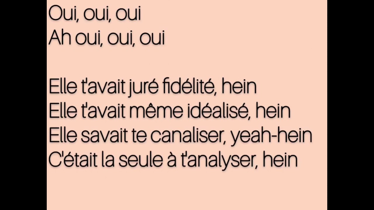Imen Es- Oui (paroles)