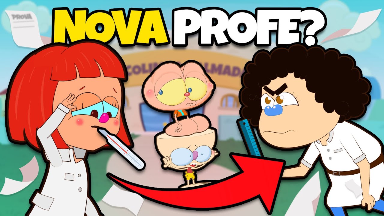 Mongo e Drongo e a professora substituta - Desenho animado da Escolinha de Mongo e Drongo