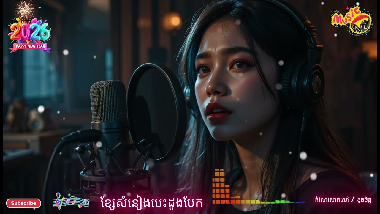 ខ្សែសំនៀងបេះដូងបែក #ai #music #cute #cover #musicgenre #dj