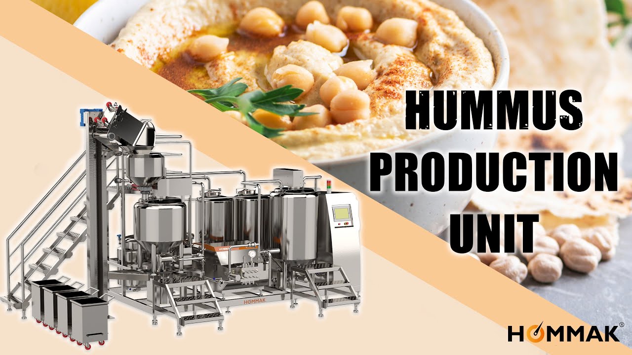 HOMMAK® | Full Automatic Hummus Production Unit I 150kg Per Batch