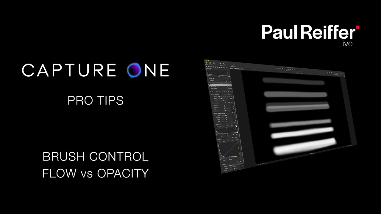 Советы Capture One Pro: поток, непрозрачность и управление кистью
