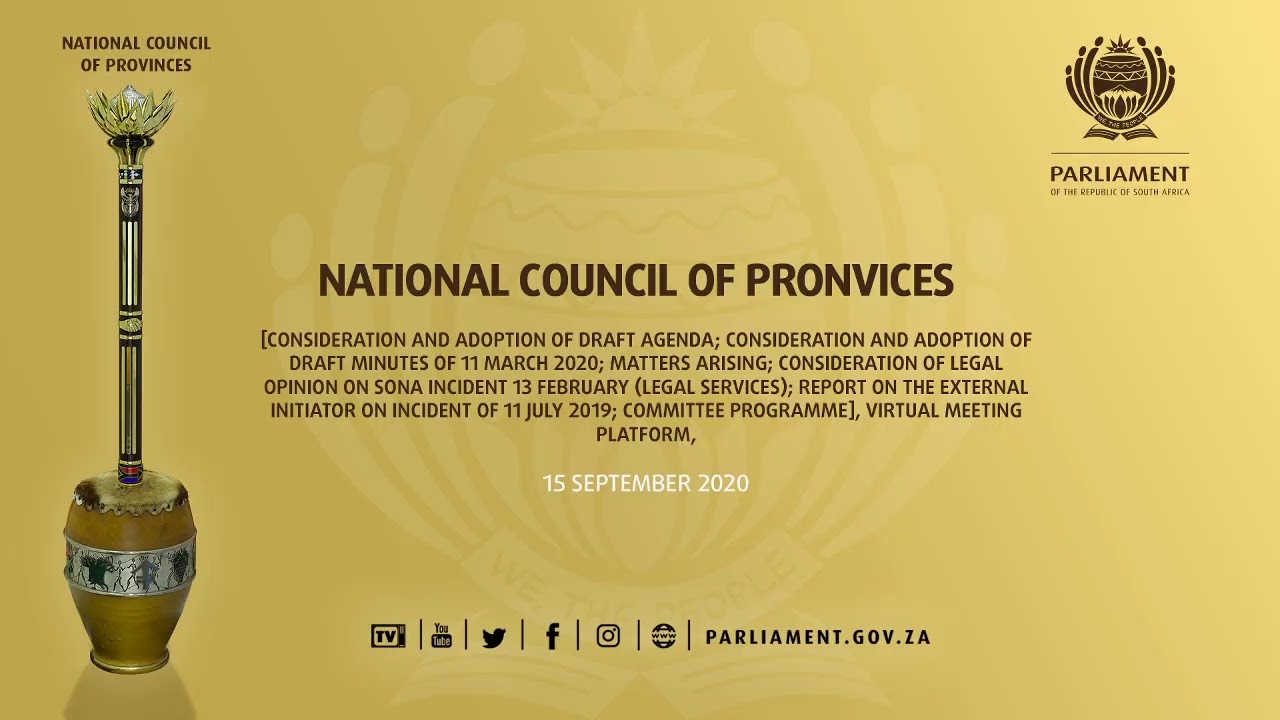 Powers and Privileges Committee 15 Sep 2020