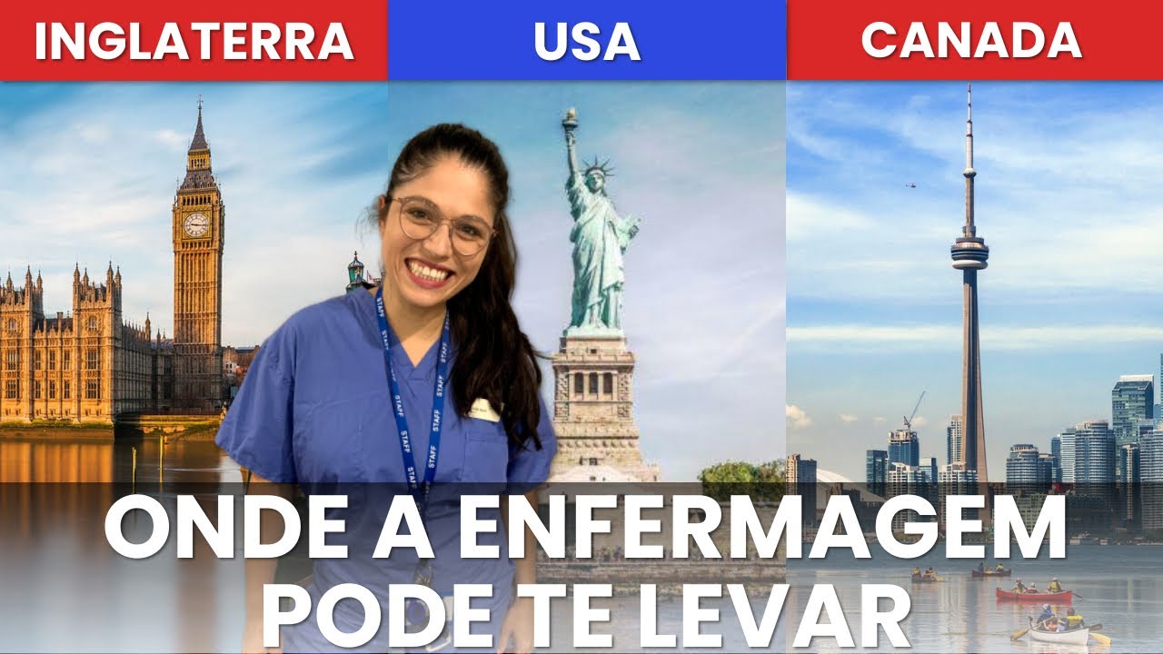Vagas para Enfermeiros Brasileiros nos Estados Unidos, Inglaterra e Canadá