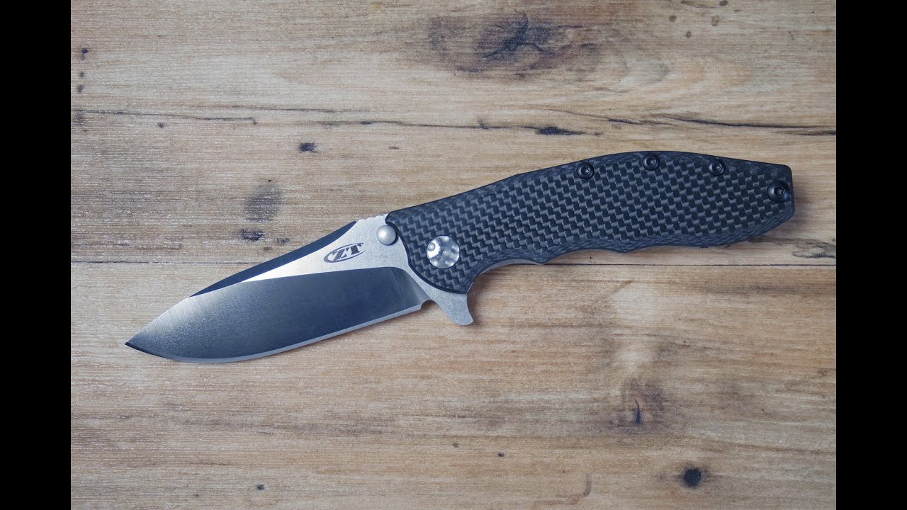 Китайская реплика ножа Zero Tolerance ZT 0562 CF (титан + карбон)
