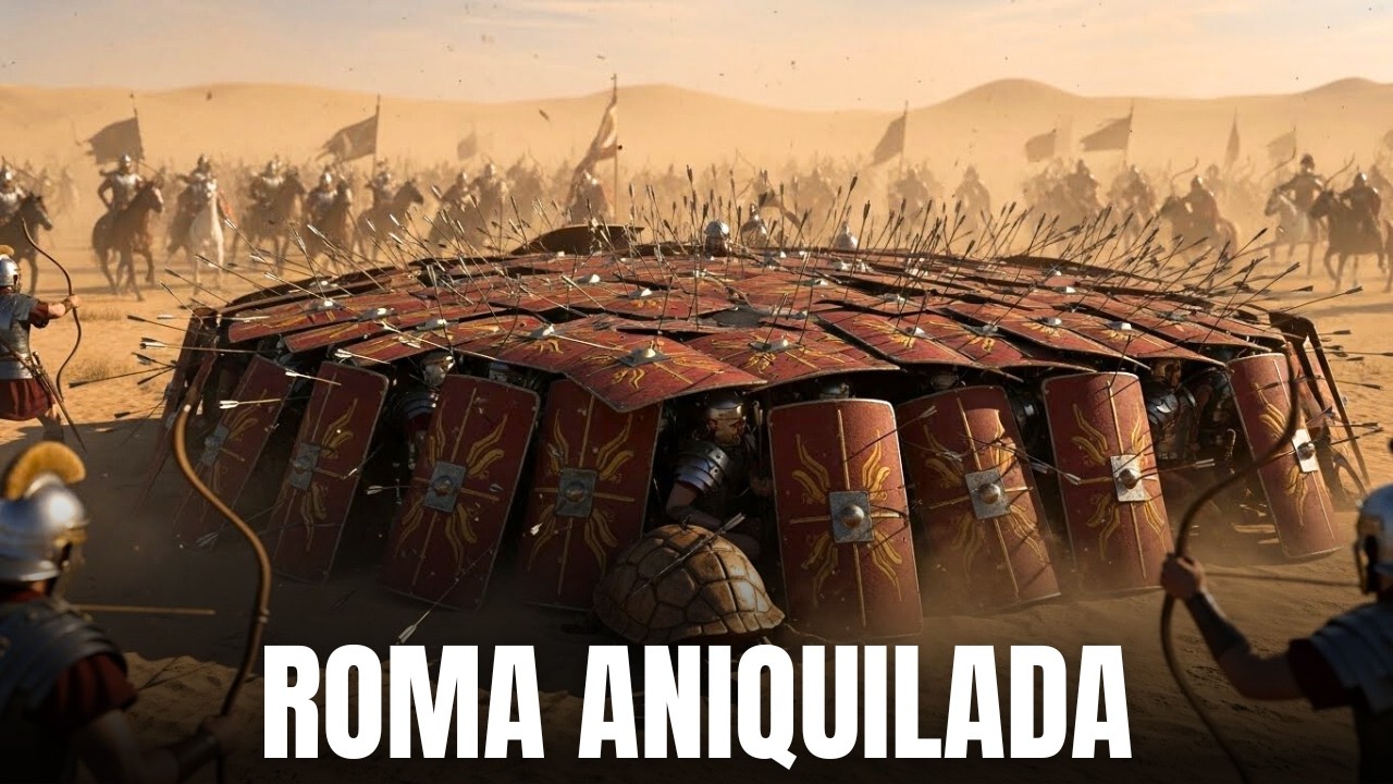 La BATALLA de CARRAS, 53 a.C.; ¿De verdad le hicieron BEBER ORO FUNDIDO a su cadáver?