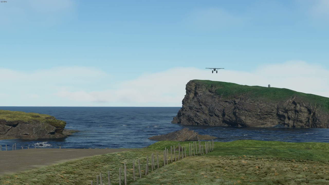 Savage Obstruction landing at Out Skerries in Scotland.