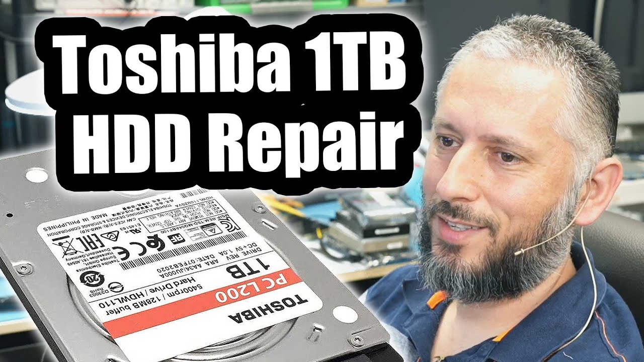 Toshiba 1TB Hard Drive Repair / Data Recovery