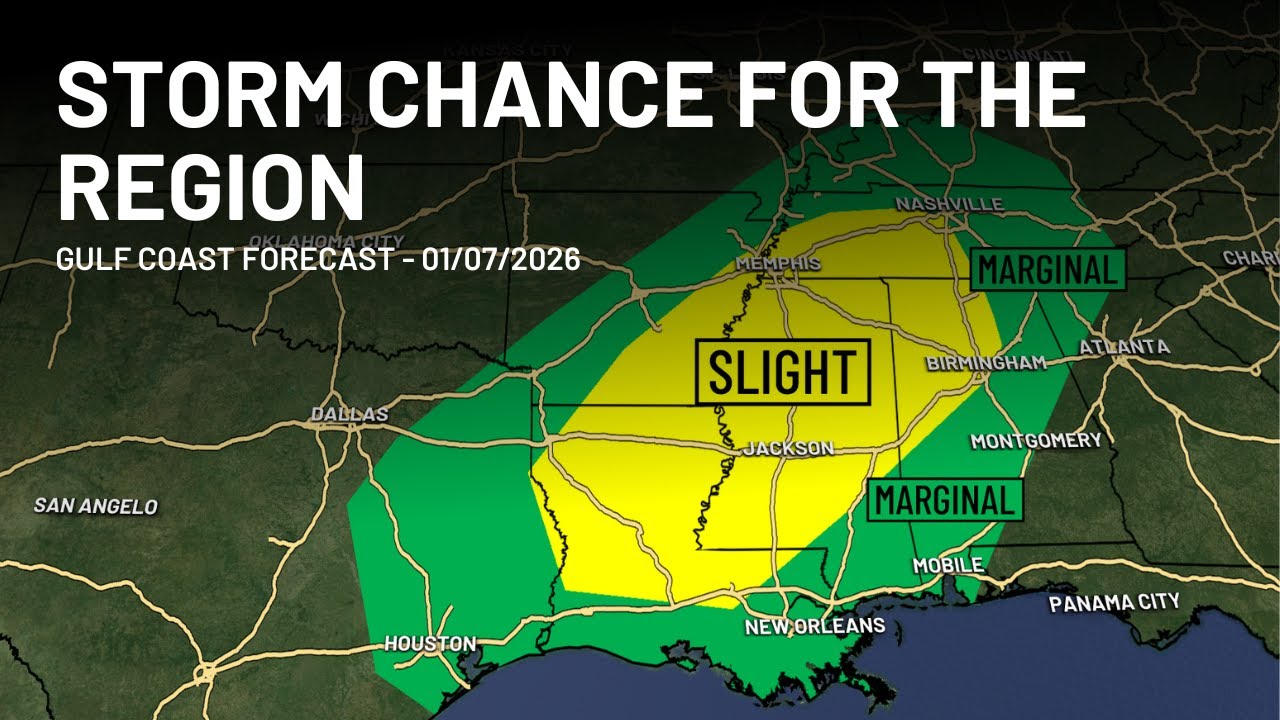 Warm, Foggy Pattern Holds as Gulf Coast Watches Friday-Saturday Storms | Gulf Coast Forecast