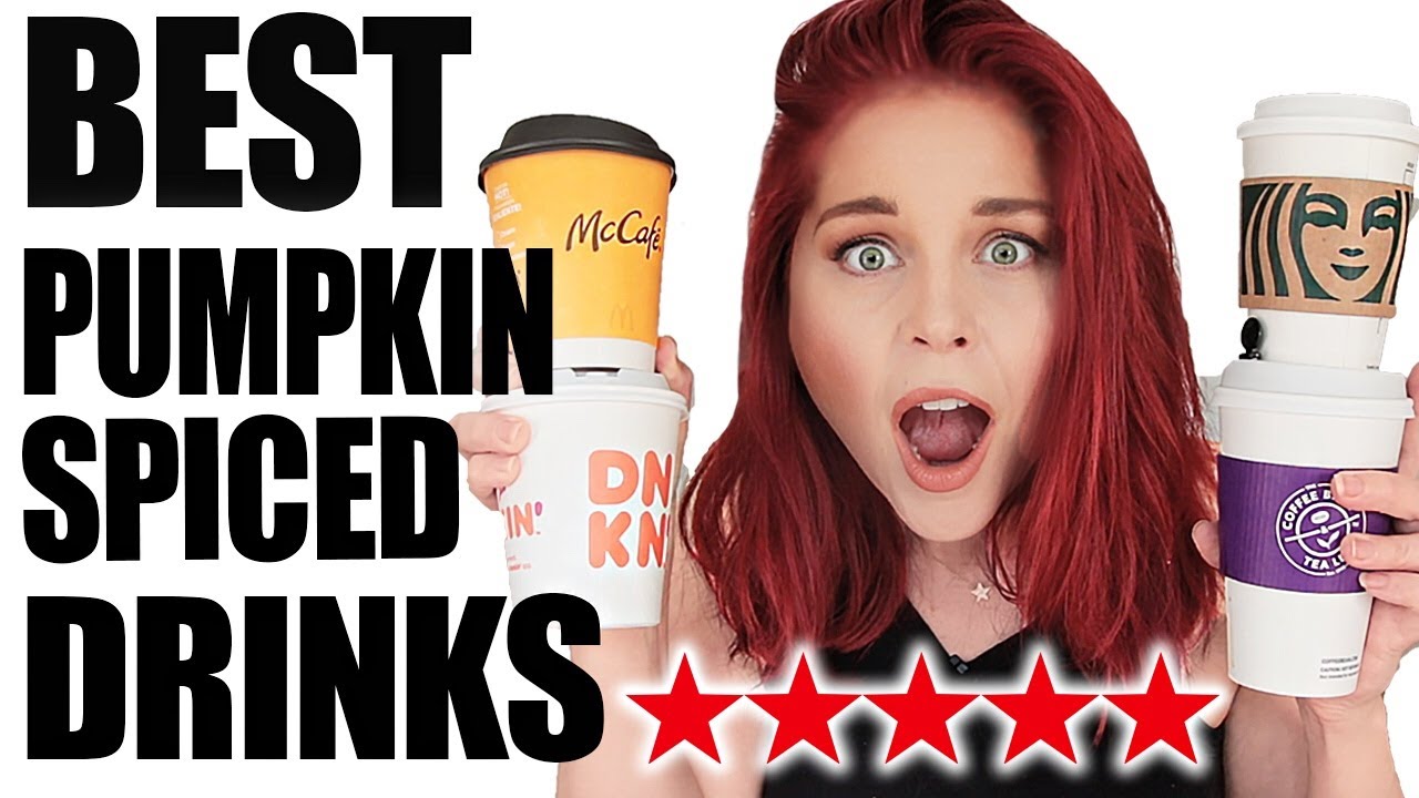 ULTIMATE Pumpkin Spice Latte Taste Test | Ranking 17 Pumpkin Drinks