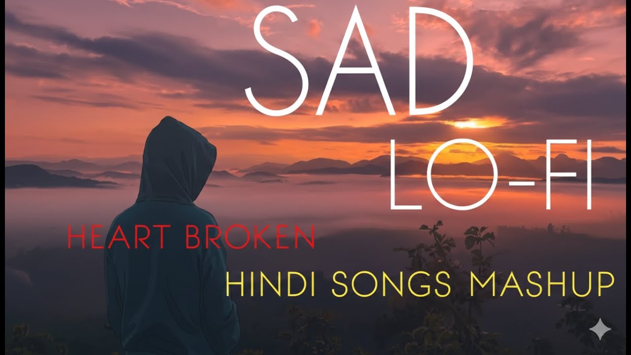 SAD LO-FI 🖤 Heart Broken Hindi Songs Mashup | Late Night Live