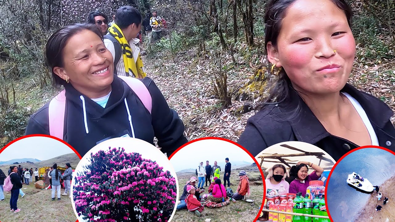 Rita's new year with family and friends on the beautiful Hill maiyung @lifeinruralnepal