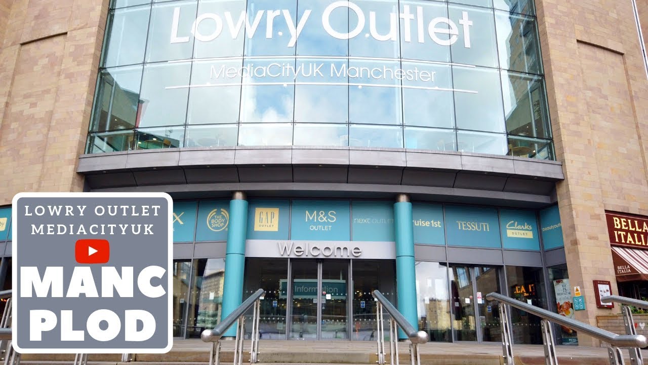 Lowry Outlet Mall at MediaCityUK, Salford [4K60fps]