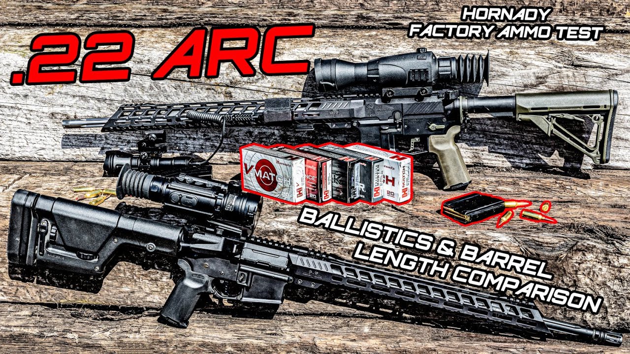 .22 ARC Ballistics & Barrel Length Test | Velocity, Energy & Trajectory with Hornady Factory Ammo