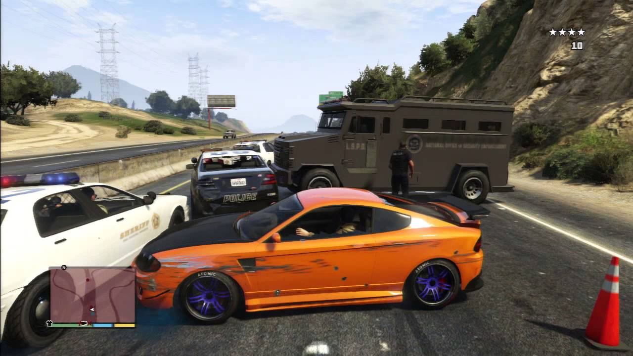 GTA 5 LIKE FAST AND FURIOUS POLICE SCENE