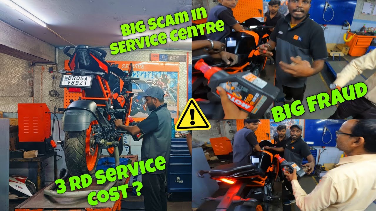 Ktm Wale ने तो हद ही कर दिया || Big Scam in Ktm Service Centre || Ktm RC 200 3rd Service Cost ? #ktm