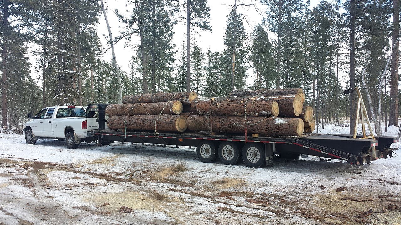 4k HD: Getting started with deck-over trailer logging. Get your own logs; save money.