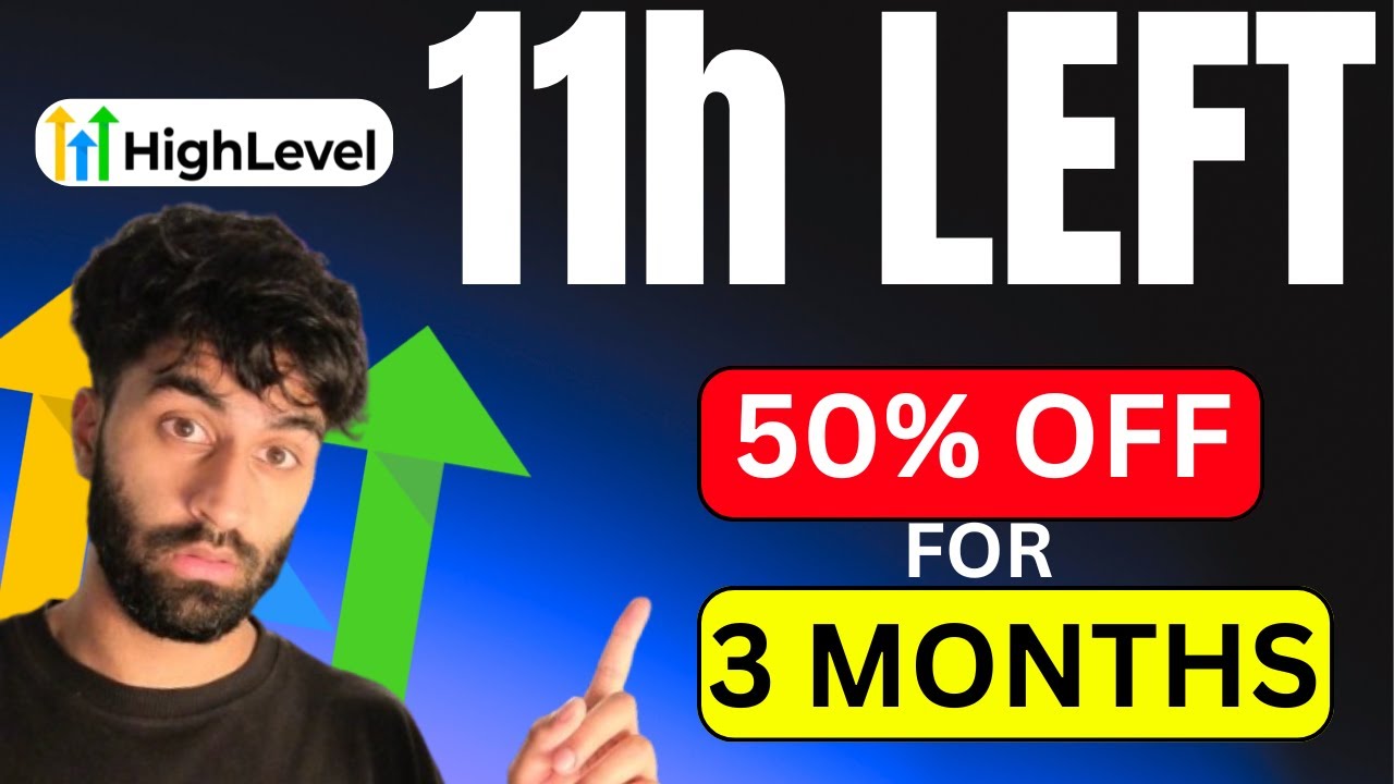 GHL 50% OFF for 3 MONTHS... (+ Affiliate Perks)
