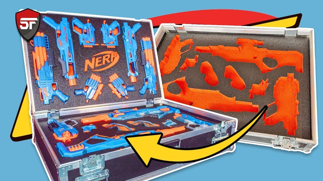 INSANE NERF ELITE BLASTER MOD - Custom Nerf Case Ideas