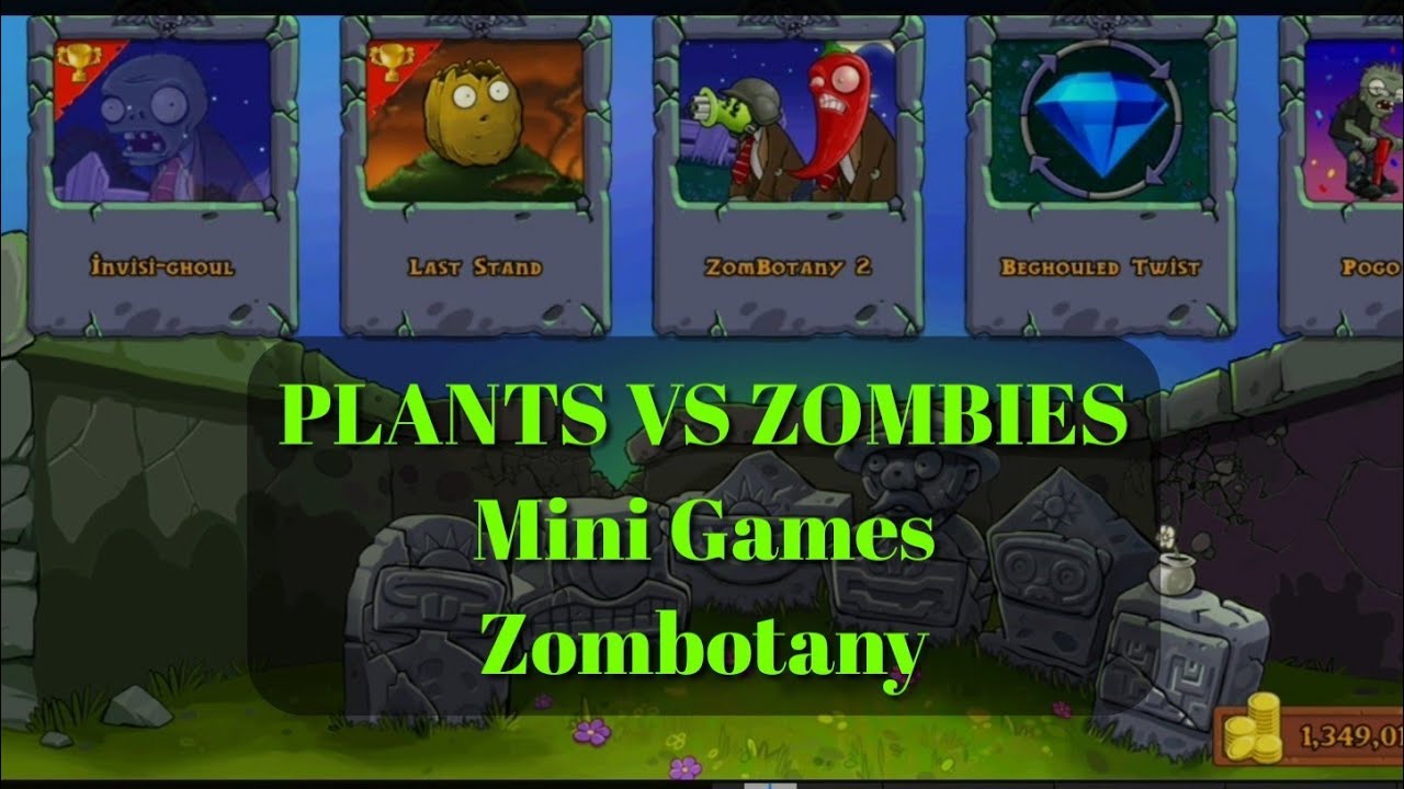 PLANTS VS ZOMBIES Mini Games - Zombotany 2