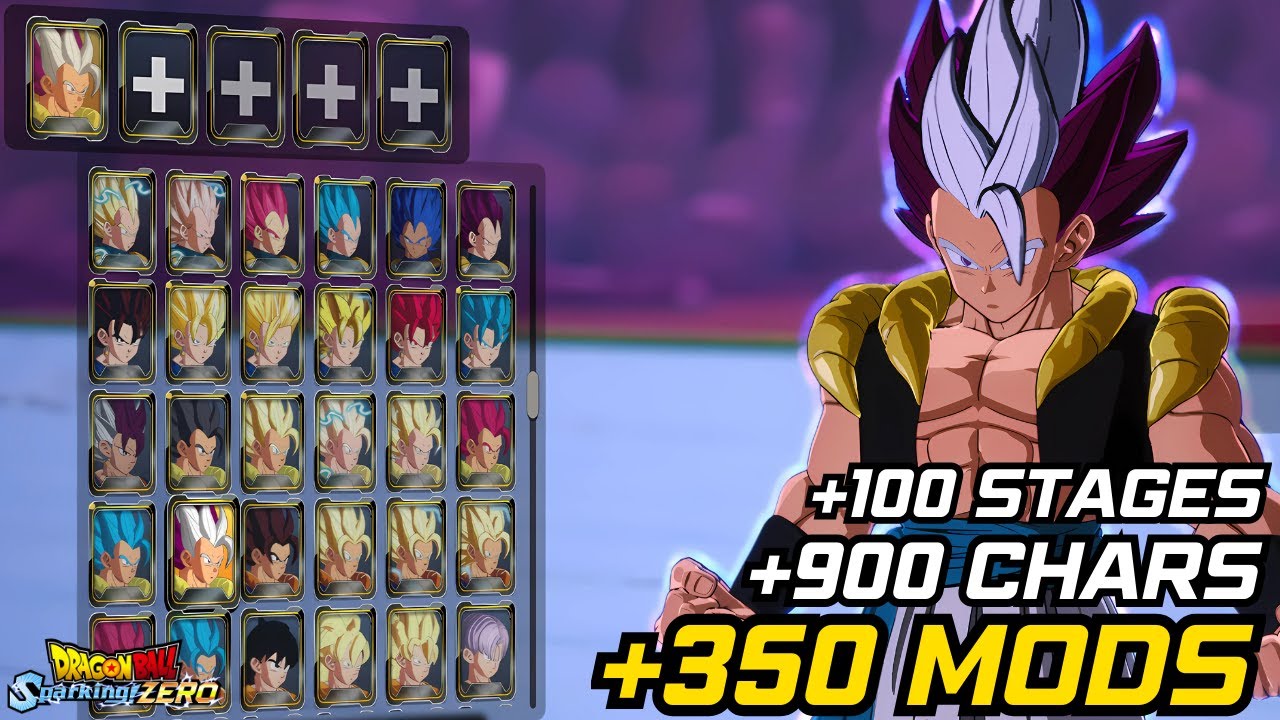 NEW 3.0 UPDATE! Dragon Ball Sparking ZERO Modpack With 900+ Playable Characters!