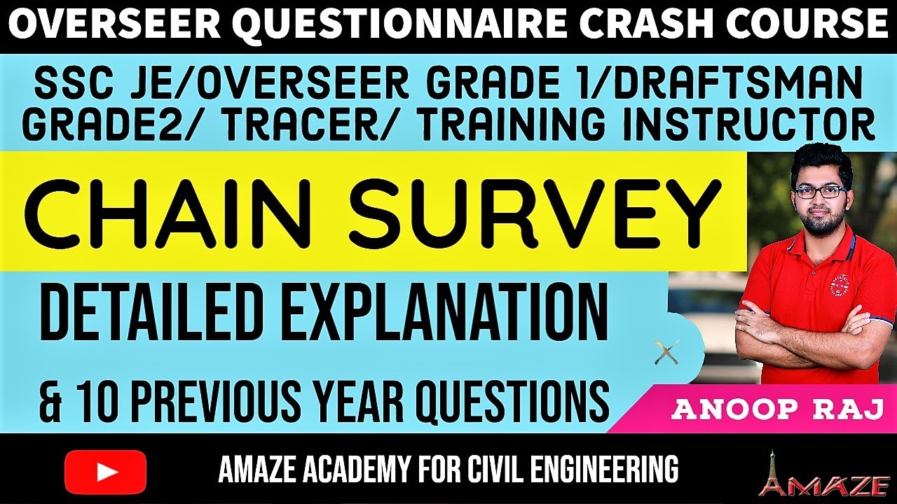 Chain Surveying | Surveying | Overseer Crash Course | Kerala PSC | SSC JE | Malayalam | Anoop Raj