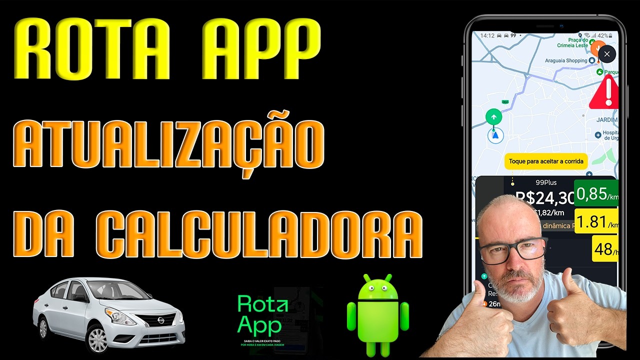 ROTA APP - COMO INSTALAR E ATUALIZAR F&Aacute;CIL | Calculadora de Ganhos Uber e 99 Pop