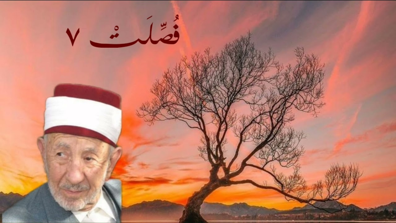 تفسير وتدبر سورة فصلت(ويوم يحشر أعداء الله إلى النار فهم يوزعون حتى إذا ما جاؤوها....) للشيخ البوطي