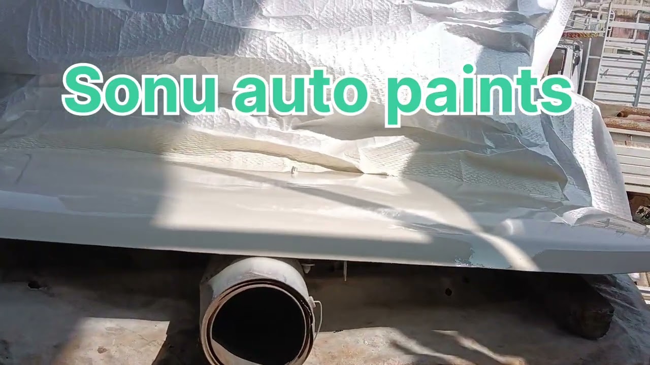 😍🚚 Bumper Black Se Original White 😱 | Bonnet Dent Putty & Perfect Paint Finish