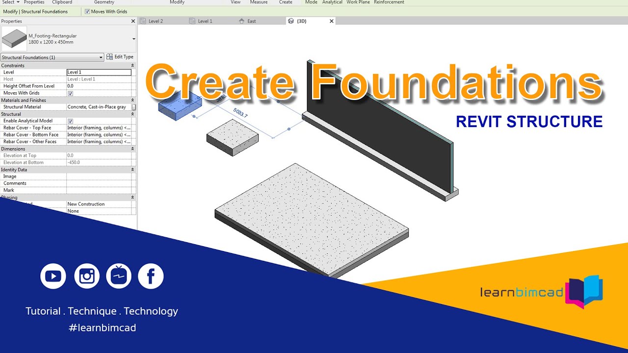 Revit Structure - Create Fundations (Malaysia)