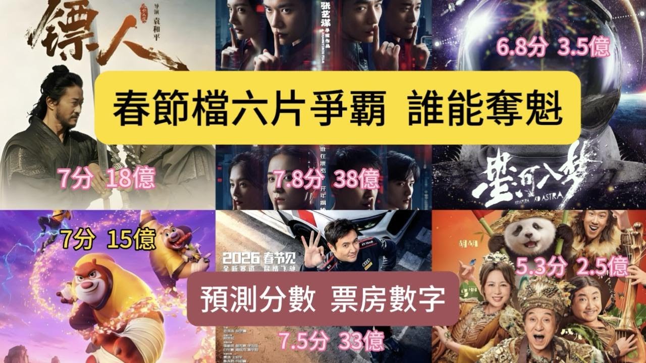 春節檔韓寒越級挑戰張藝謀  易炸千璽硬碰沈騰吳京 三大王炸迎來了票房者爭霸戰