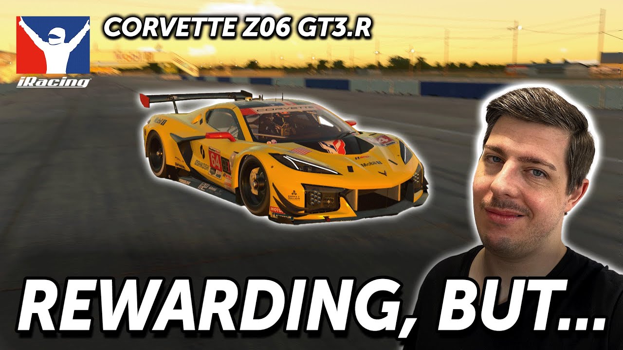 Обзор ощущений от вождения и обратной связи в iRacing Corvette Z06 GT3.R