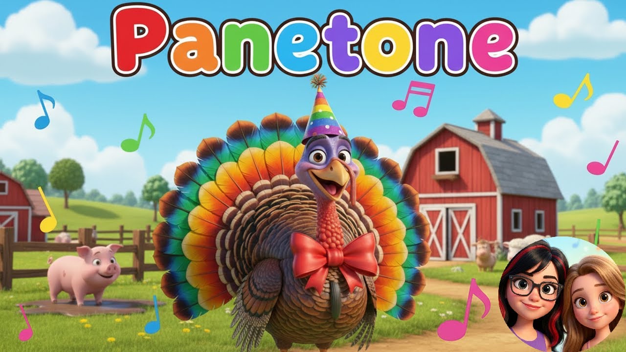 🦃 Panetone, o Peru Dançarino 🎵 - Música Infantil (Lana e Luna Produções)