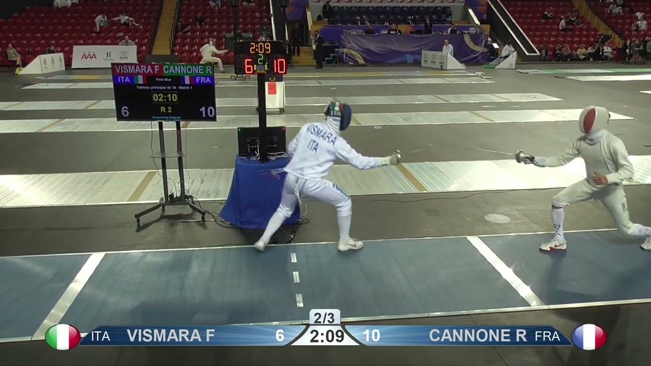 2022 104 T16 01 M E Individual Tbilisi GEO WC BLUE CANNONE FRA vs VISMARA ITA