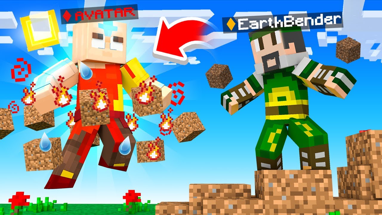 AVATAR vs EARTHBENDER in Minecraft