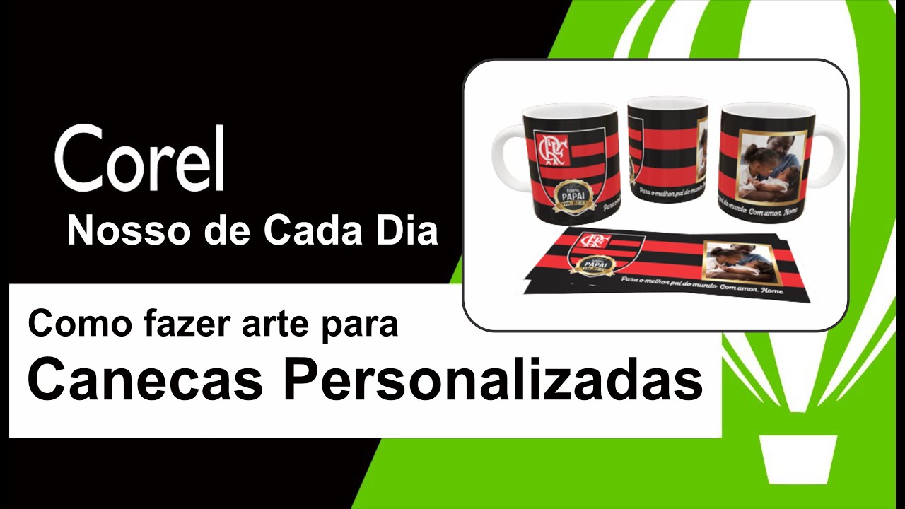 COMO FAZER A ARTE PARA CANECAS PERSONALIZADAS NO COREL DRAW | DICAS DE COREL DRAW