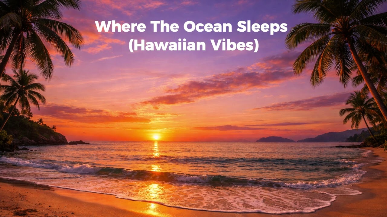 Where The Ocean Sleeps | Hawaiian Vibes | Tropical Relaxing Music | Beach Sunset Sounds