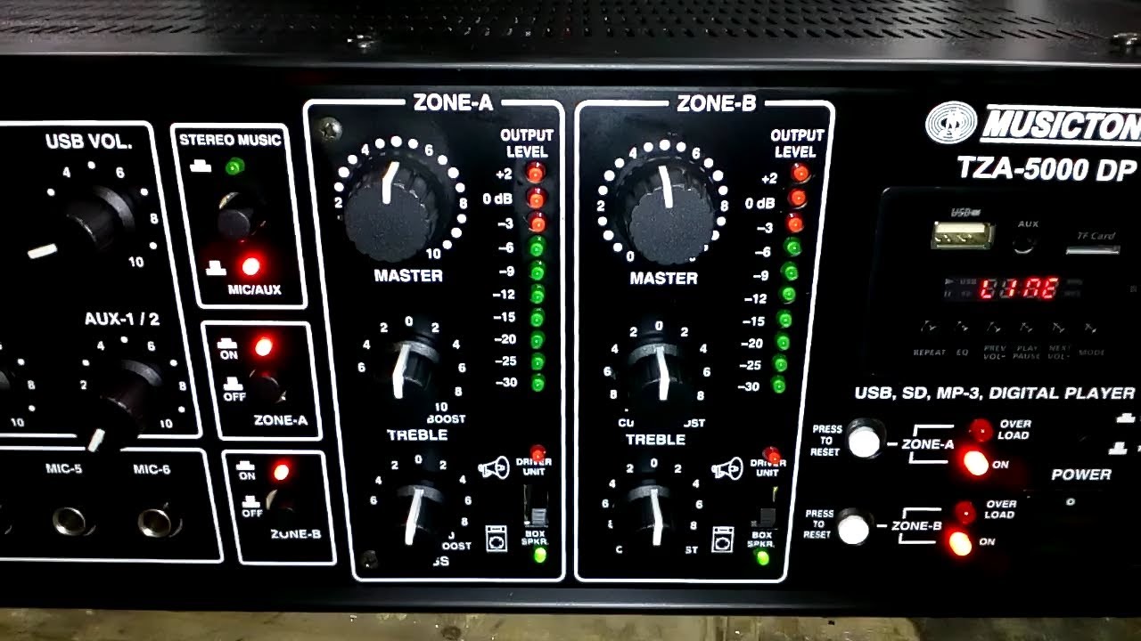 Tow zone POWER AMPLIFIER musictone