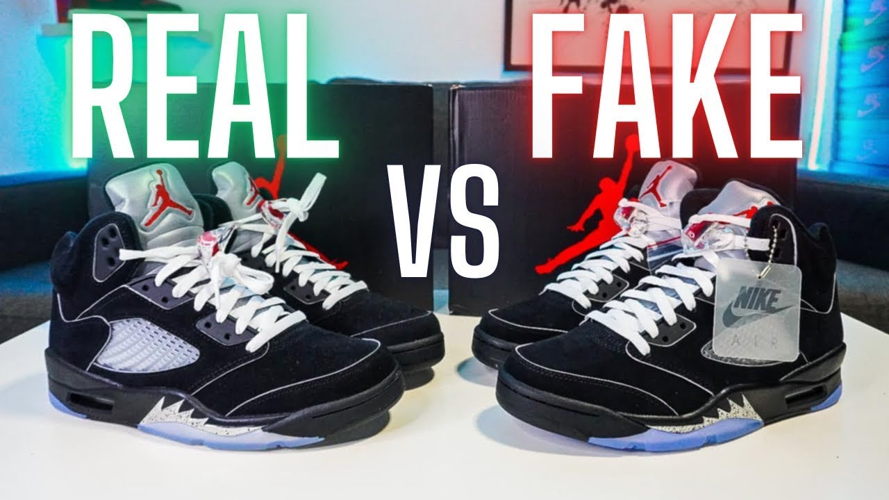 ⚠️REAL vs FAKE (REPLICA,UA) JORDAN 5 METALLIC REIMAGINED⚠️ APRENDE A DISTINGUIRLAS