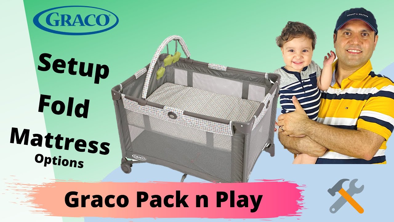 Graco Pack n Play: How to Setup - Disassembly - Mattress Options - Bassinet (Review)