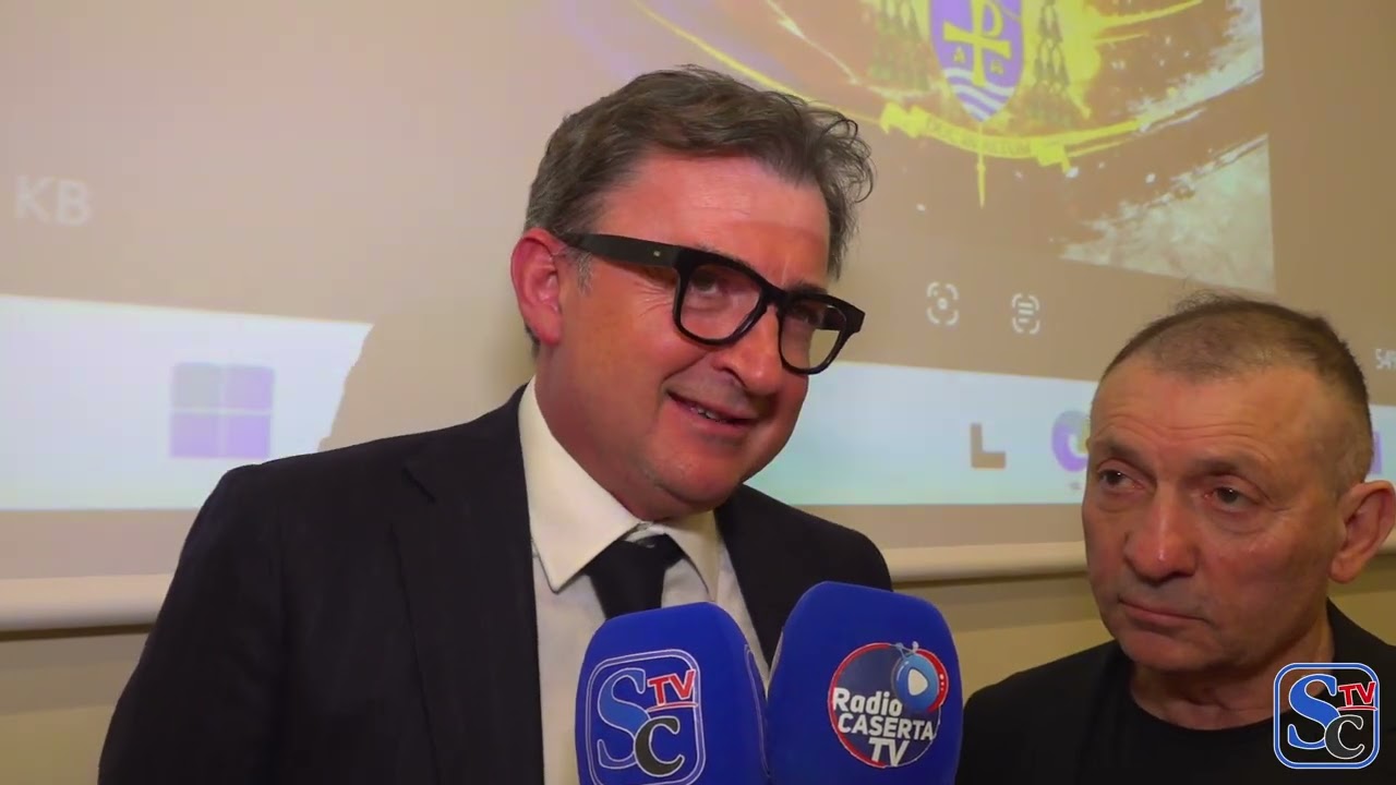 Casertana e Juvecaserta ricevuti dal Vescovo Lagnese. Intervista ai presidenti D'Agostino e Farinaro