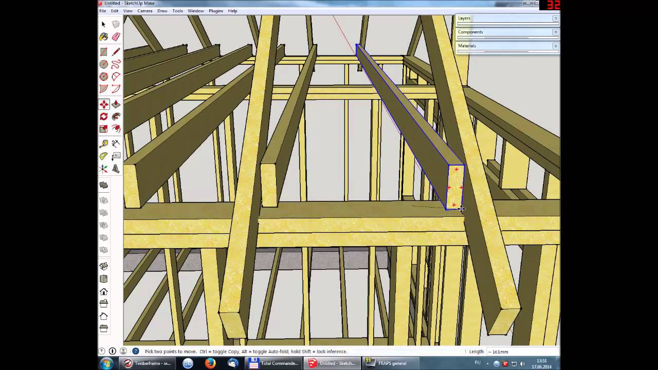 Урок 8  Проектирование дома в SketchUp