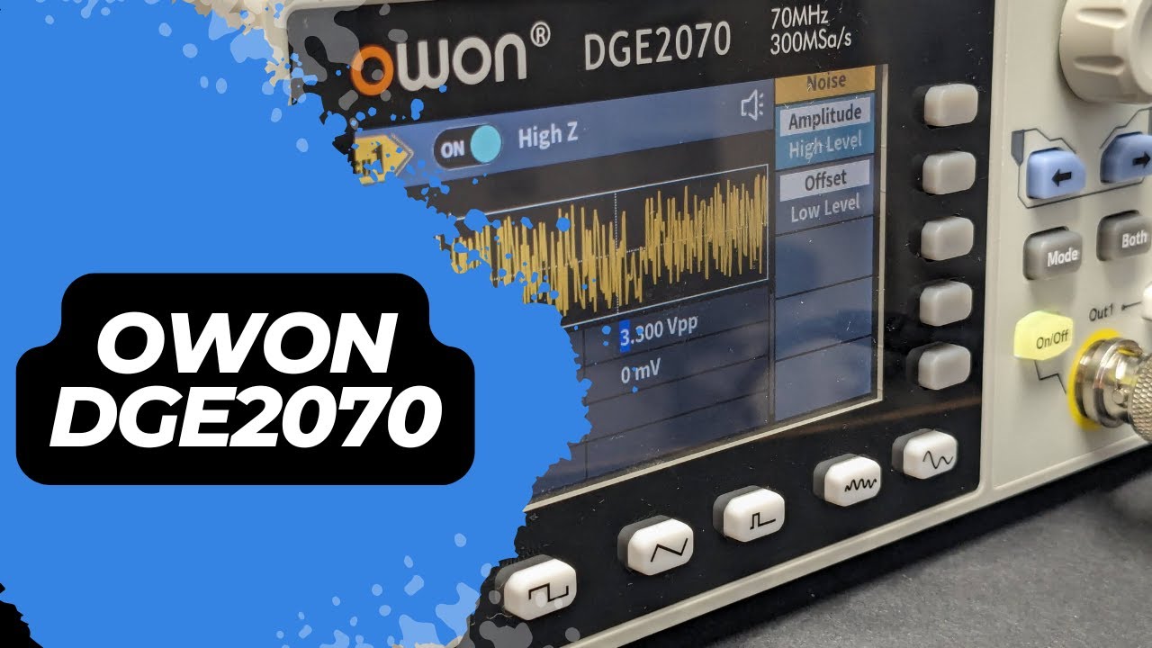 OWON DGE2070 2Kanal 70 MHz Funktionsgenerator - Kurzvorstellung und Erfahrungsbericht