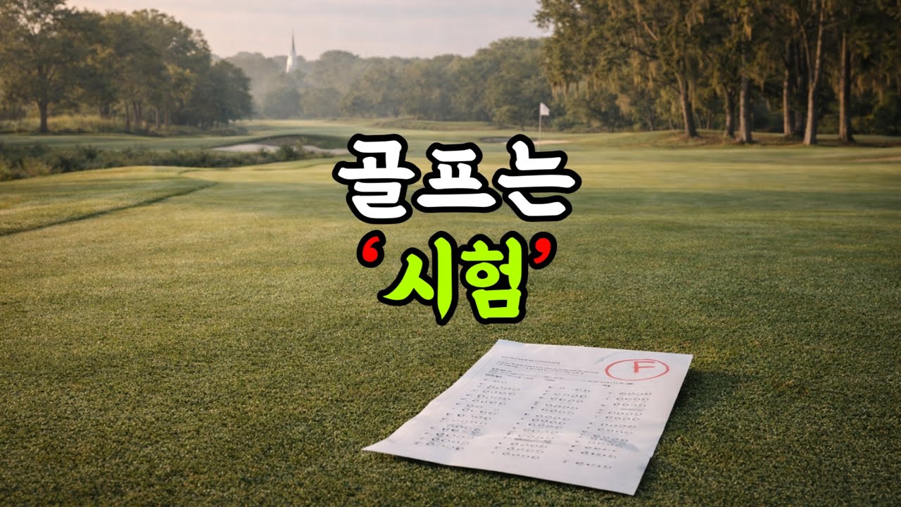골프는 &lsquo;시험&rsquo;과 같다!