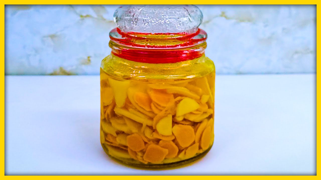 🌿✨ Conserva de Gengibre com Açafrão | Receita Funcional, Fácil e Saudável!
