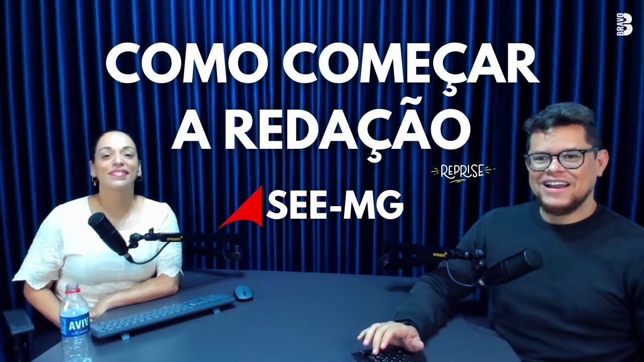 COMO COME&Ccedil;AR A REDA&Ccedil;&Atilde;O | TEMA SA&Uacute;DE MENTAL | CONCURSO SEE MG 2025