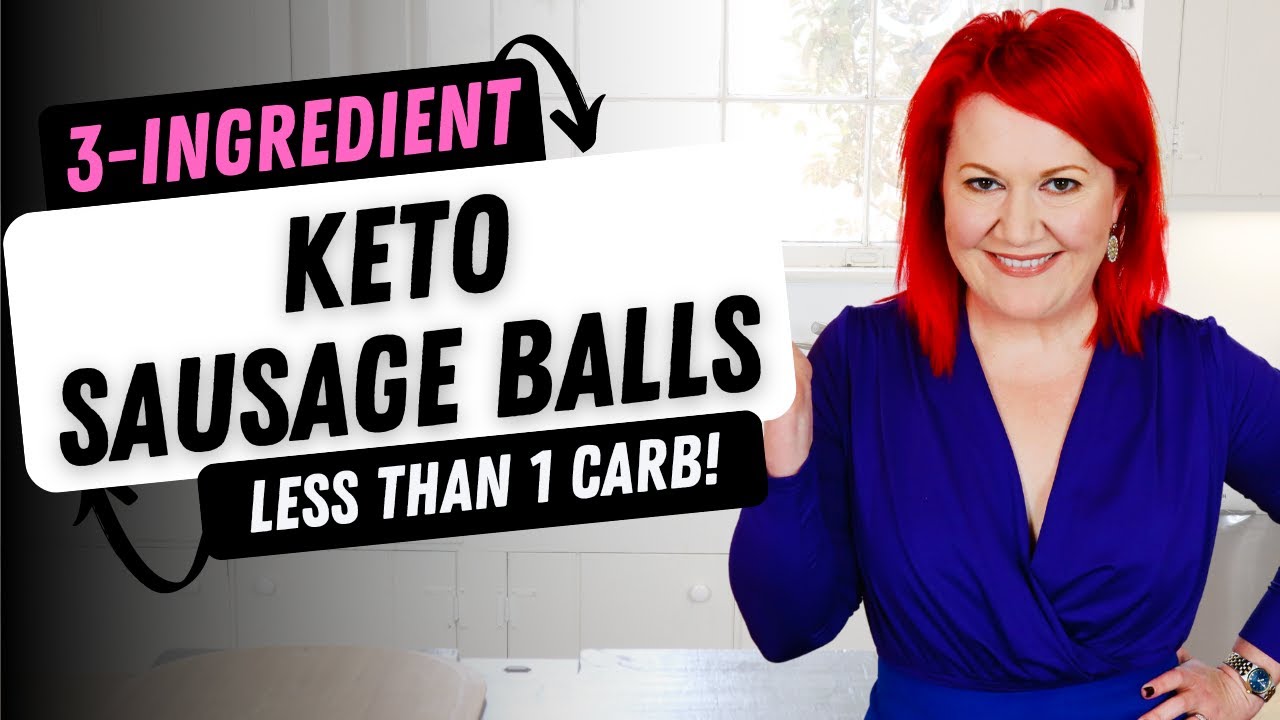 This is the BEST Keto Sausage Balls Recipe | 3 Ingredients ONLY | NO EGG | EASY Diabetic Appetizer